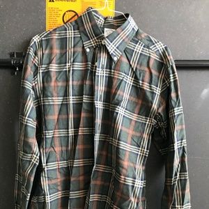 Green Brooks Brothers Flannel